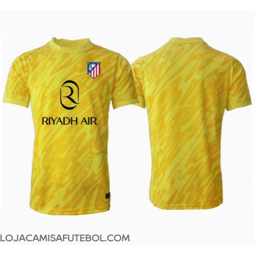 Camisa de Futebol Atletico Madrid Goleiro Equipamento Alternativo 2024-25 Manga Curta